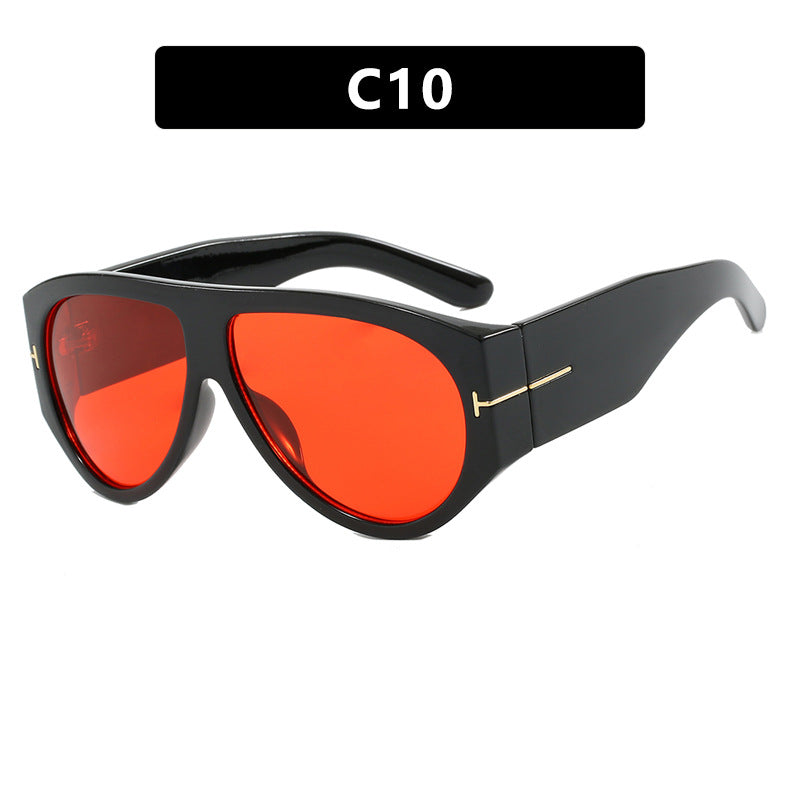 Women's Geometric Sunglasses with Modern Frame and Polarized Lenses Skanto