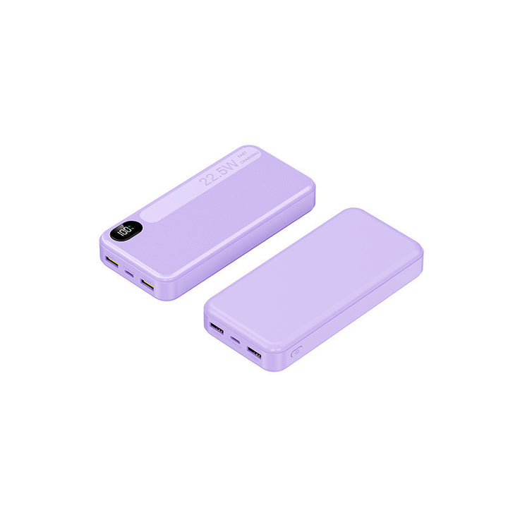 Bærbar powerbank med hurtigladingsfunksjon og digitalt display Skanto