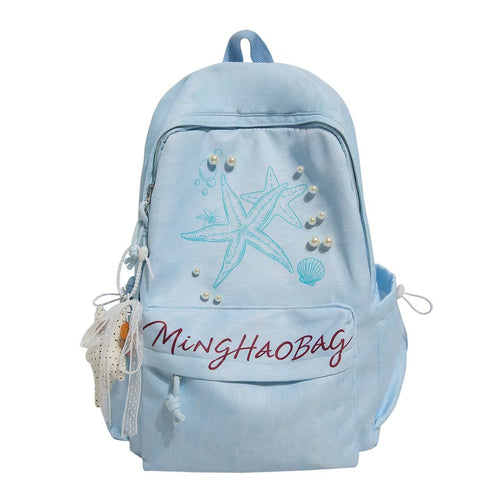 Maritime-inspirert utsmykket ryggsekk Skanto