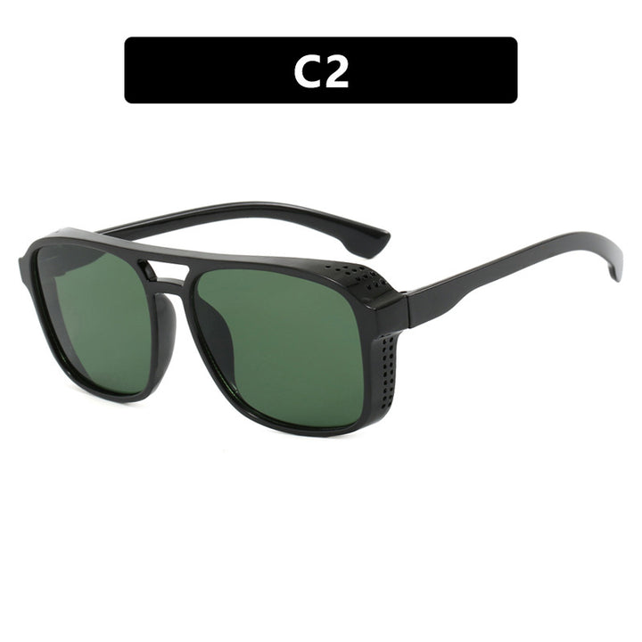 Dame moteriktig solbrille i trendy skilpaddemønster Skanto