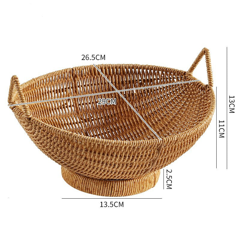 Elegant Vevd Frukt Serveringsbolle Skanto