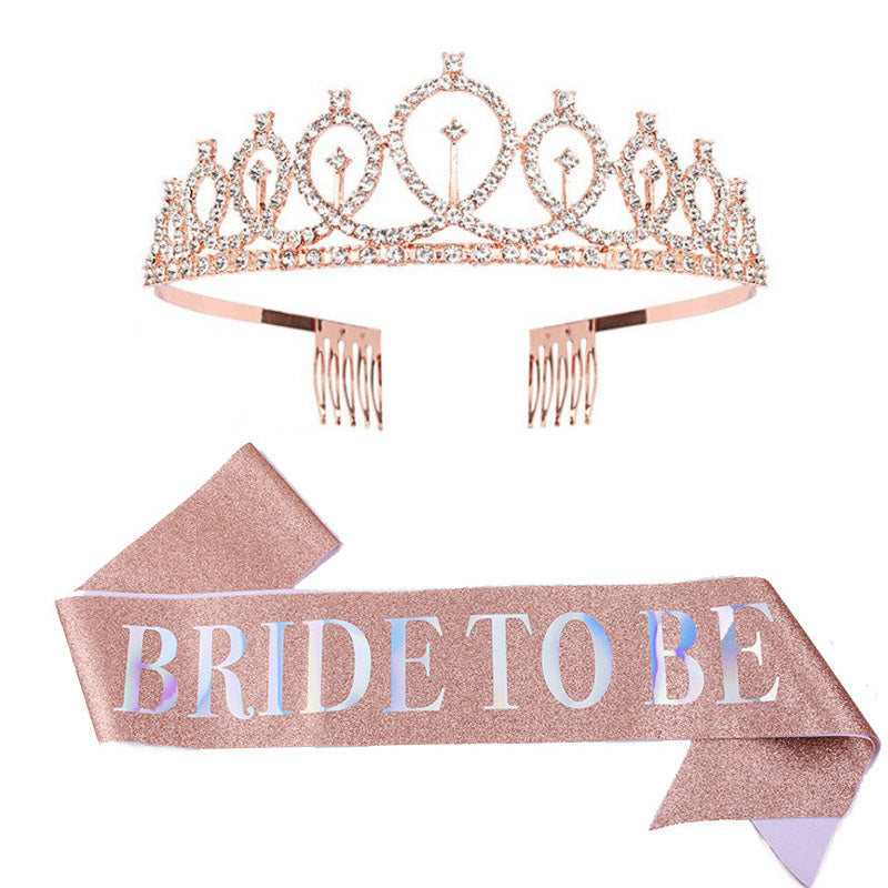 Dame Glitrende Tiara med elegant design Skanto
