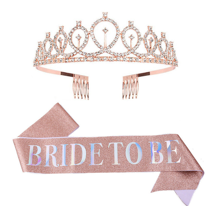 Dame Glitrende Tiara med elegant design Skanto
