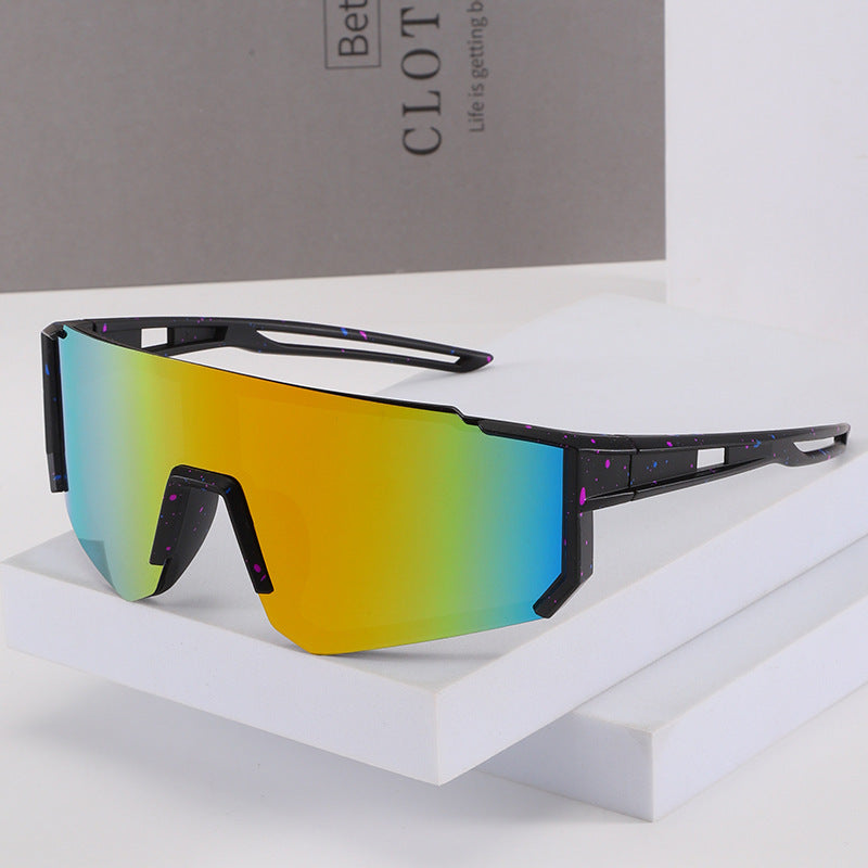 Men's Futuristic Oversized Shield Sunglasses Skanto