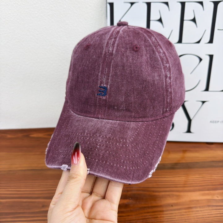 Unisex Slittet Bomull Baseball Caps Skanto 1784083761