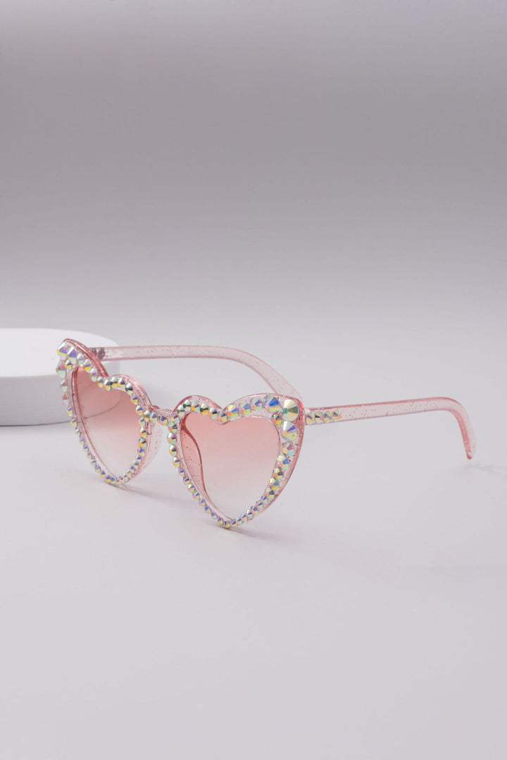 Dame Hjerteformet Glitter-solbrille Skanto