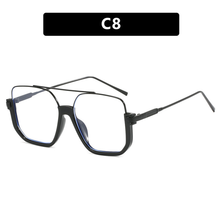 Women's oversized sunglasses with trendy square frame and protective UV filter Skanto