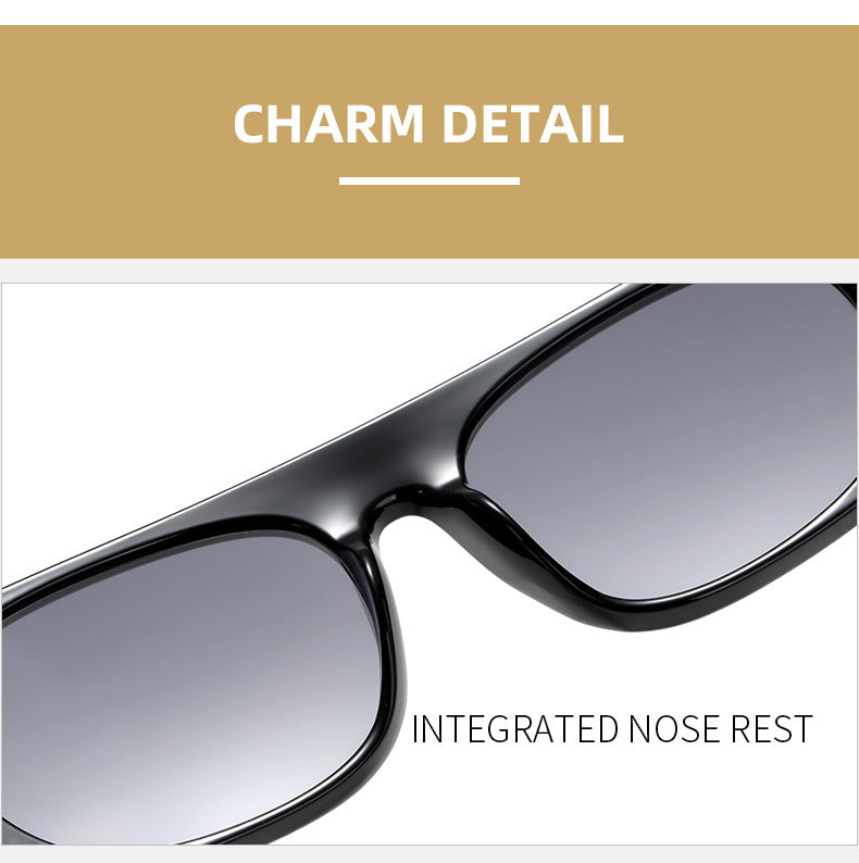 Dame moteriktig solbrille i elegant skjolddesign Skanto