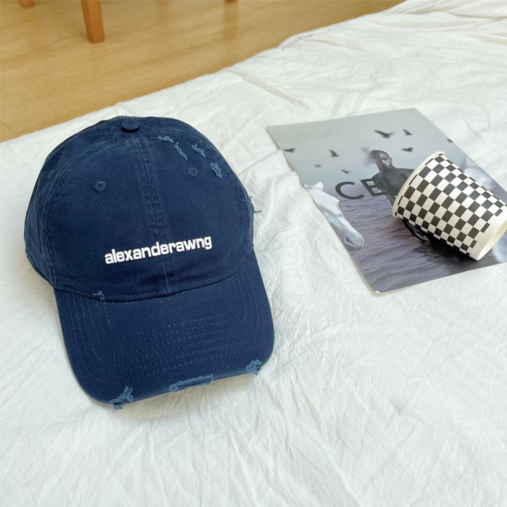 Unisex Slittet Bomull Baseball Caps Skanto