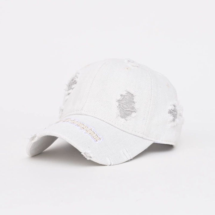 Kvinners slitt denim caps Skanto