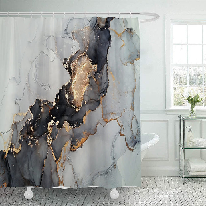 Kunstnerisk Marmor Design Dusjforheng Skanto