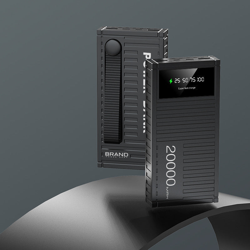 Høyytelses powerbank med digital ladeindikator Skanto