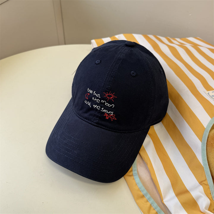 Kvinnens avslappede broderte pappa caps Skanto