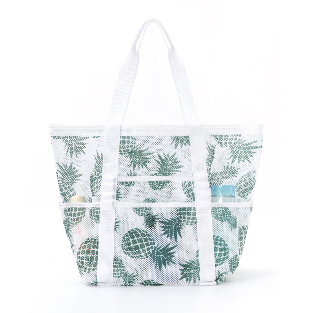 Stor strandbag av pustende mesh-materiale Skanto