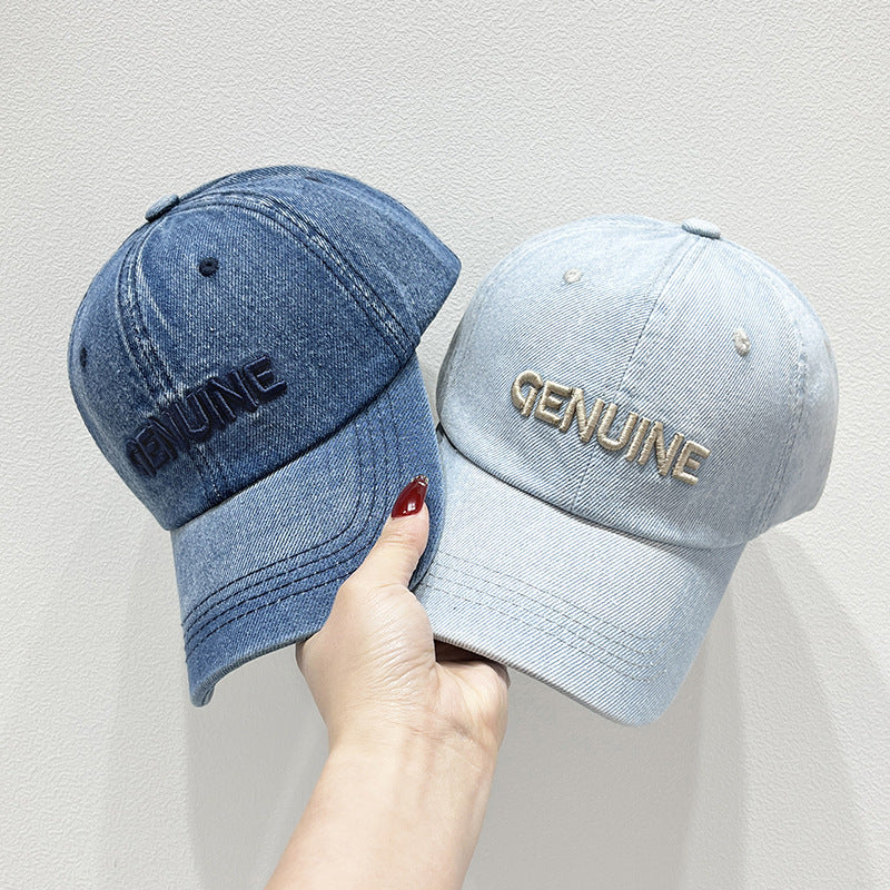 Herre Denim Baseball Caps Skanto