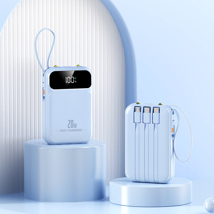 Bærbar Powerbank med hurtigladingfunksjon Skanto