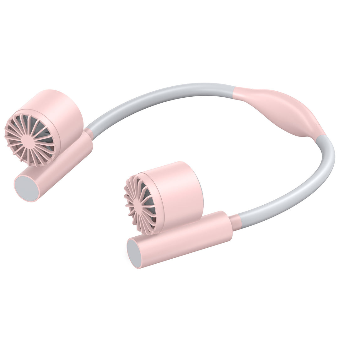 Kjøling hands-free dual-head bærbar nakkevifte med justerbar helling stille børsteløse motorer Skanto