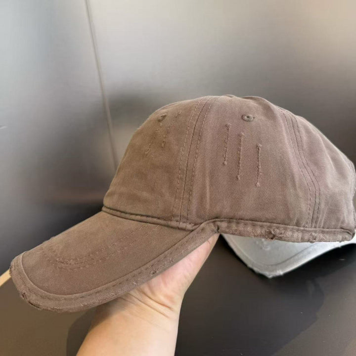 Kvinne Slitt Fritids Twill Baseball Cap Skanto