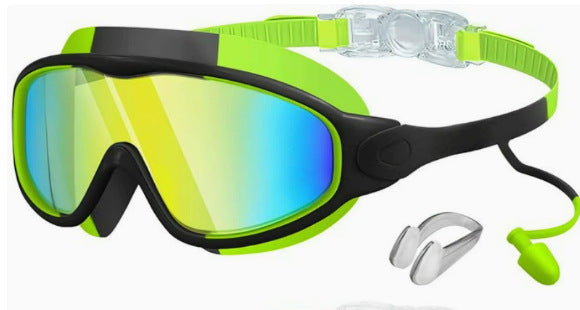 Vannsport dykkermaske med anti-dim-coating og komfort silikonramme Skanto