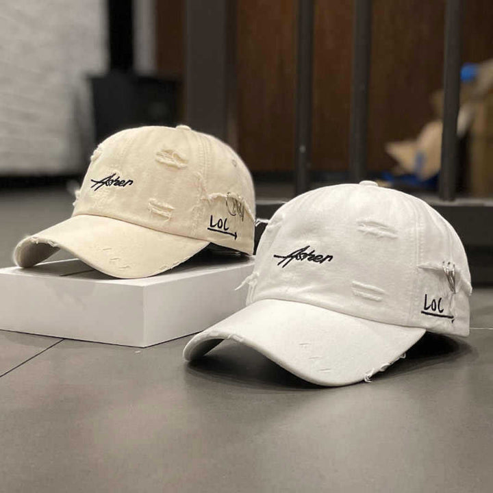 Unisex Slittet Jean Justerbar Caps Skanto