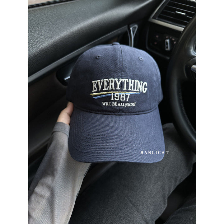 Herre Casual Brodert Uttal Baseball Cap Skanto