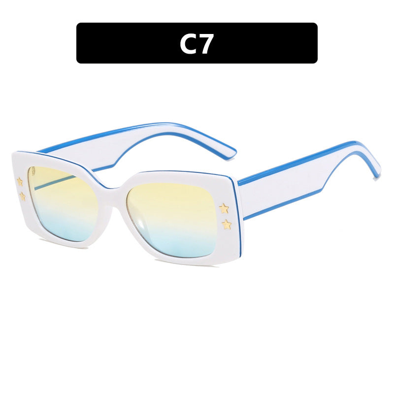 Women's Exclusive Square Sunglasses with Stylish Details Skanto
