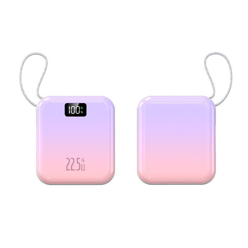 Bærbar powerbank med høymoderne hurtigladingsfunksjon og LED-skjerm Skanto