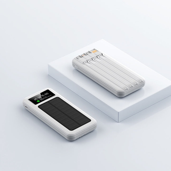 Solar Powerbank med digital energivisning Skanto