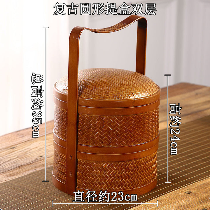 Women's Vintage Storage Basket Skanto