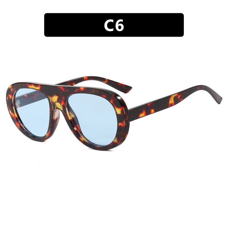 Women's stylish sunglasses with unique futuristic design Skanto