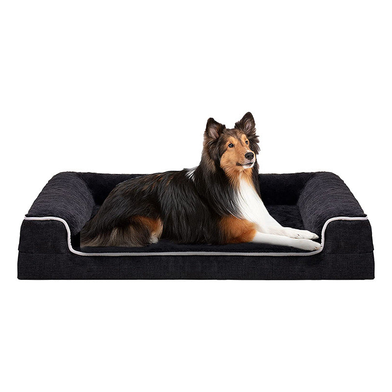 Plush ortopedisk hundeseng