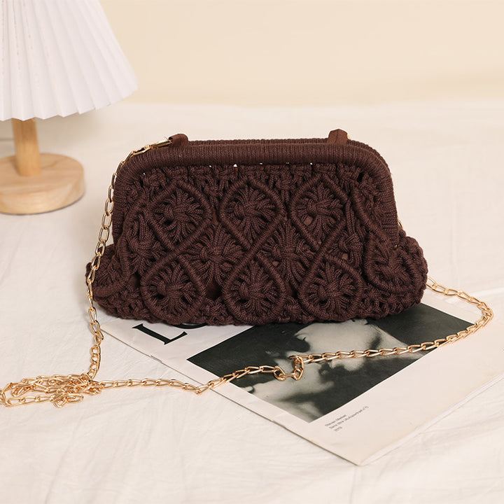 Hand-knotted Boho-style Crossbody Bag Skanto