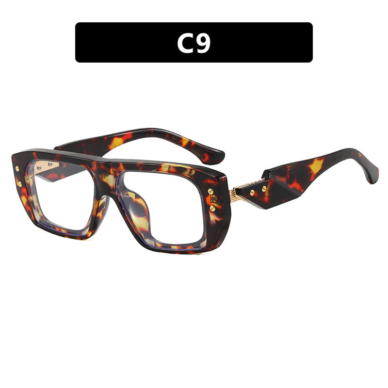 Women's fashion square glasses with multi-colored transparent frame Skanto