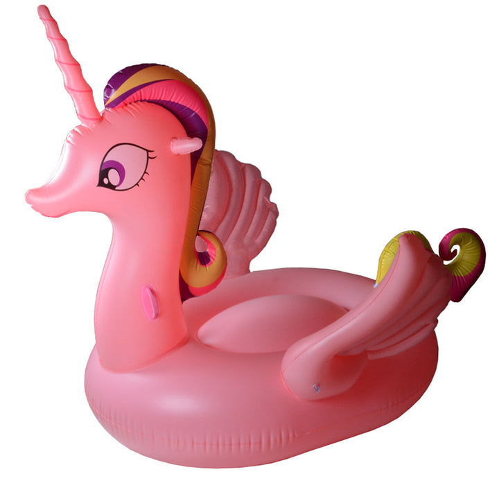 Kvinnelig oppblåsbar unicorn svømme ring Skanto