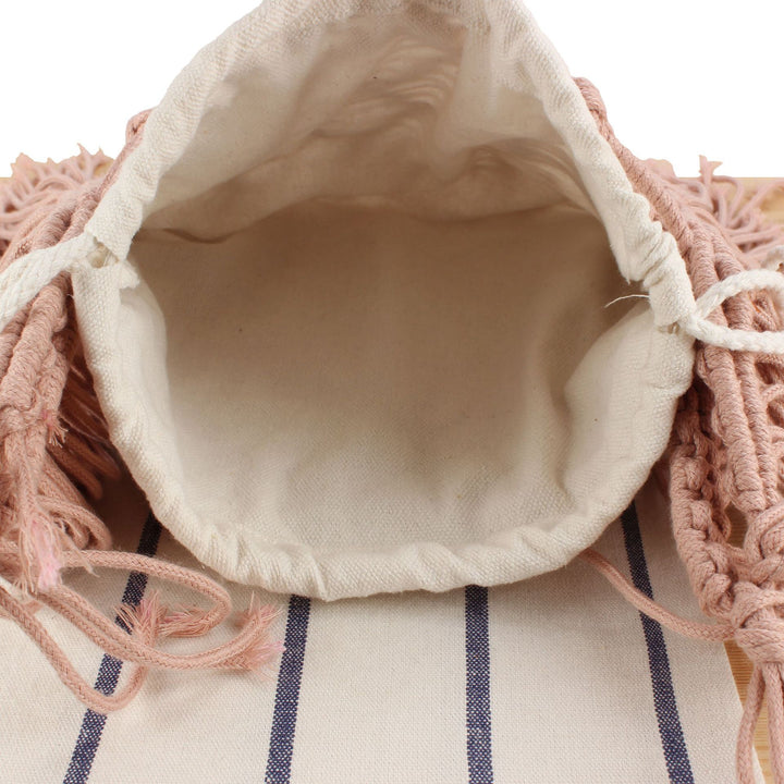Handbag with artistic macrame design Skanto 1784182970