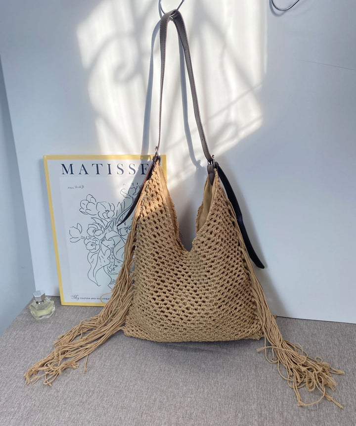 Stilig Makramee skulderveske Skanto