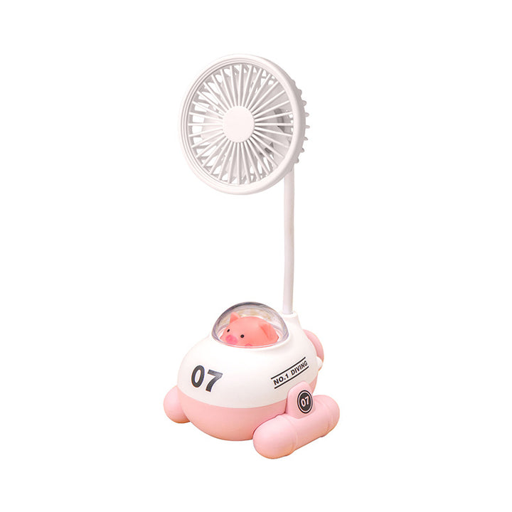 Unisex Bærbar Mini-vifte i søtt panda-design Skanto
