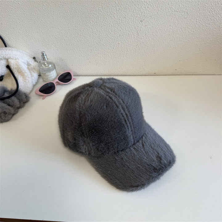 Unisex Plüsch Fuskepels Baseball Caps Skanto