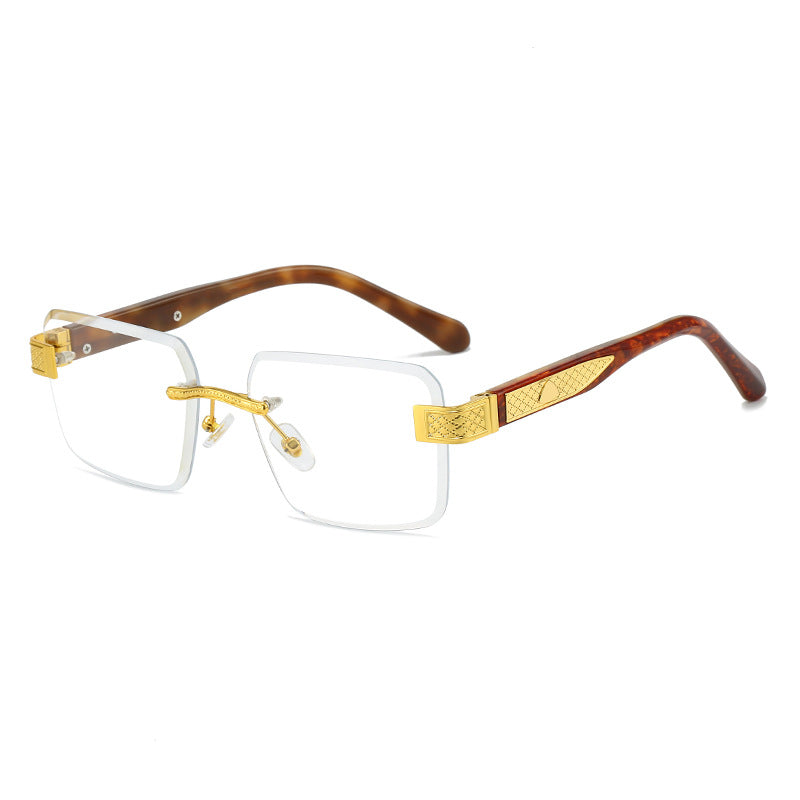 Damer elegant solbrille med luksuriøs, glitrende ramme Skanto