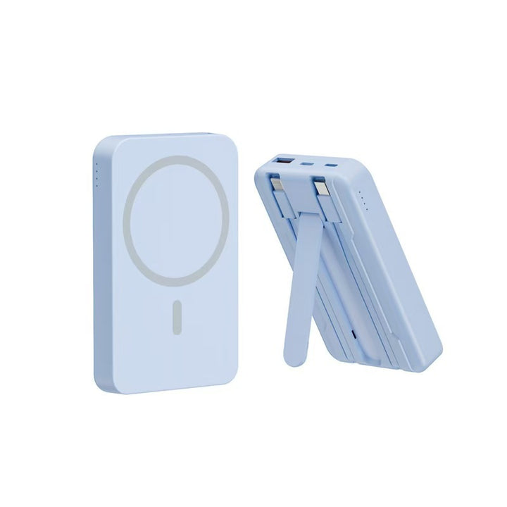 Trådløs powerbank med integrert stativ Skanto