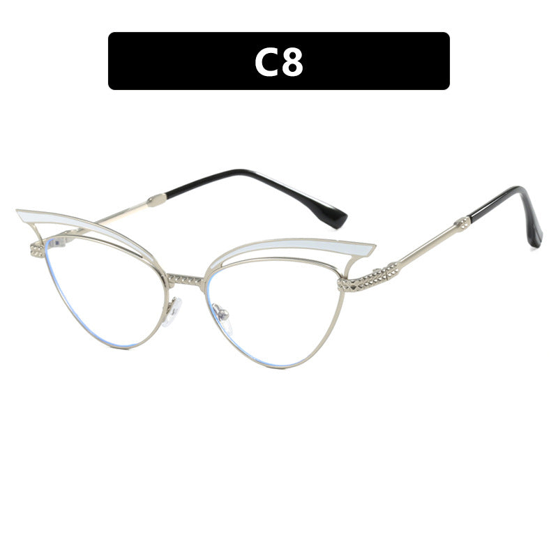 Women's Cat-Eye Glasses with Filigree Design Element Skanto