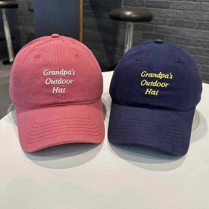 Unisex Justerbar Brodert Utendørs Caps Skanto