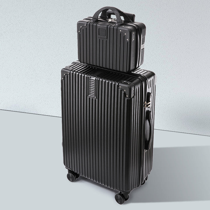 Men's Dual-Layer Hard-Shell Rolling Luggage Set Skanto