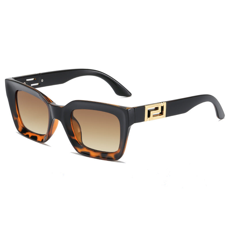 Dame kvadratisk solbrille med luksuriøs design Skanto