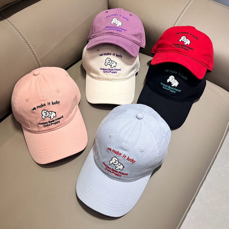 Herre Casual Brodert Valp Design Baseball Caps Skanto