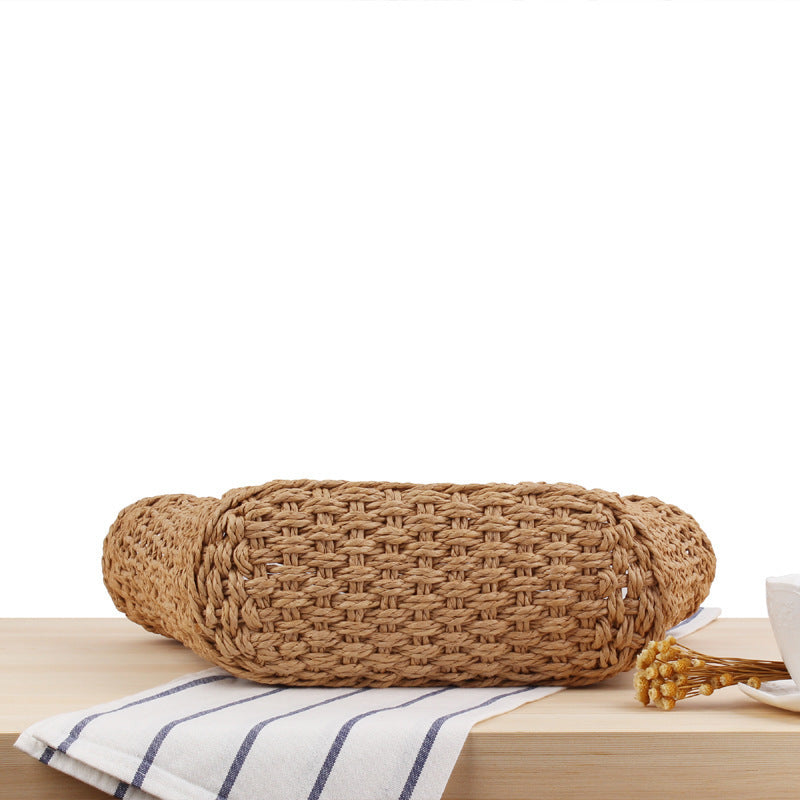 Hand-knotted basket bag in Scandinavian style Skanto