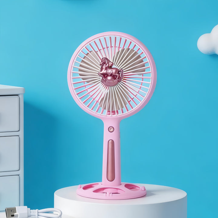 Dame Bærbar Mini-Ventilator med kreativt Dyredesign Skanto