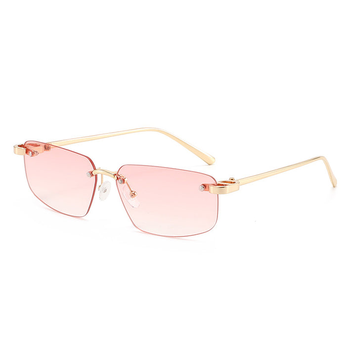 Women's fashionable rectangular sunglasses with minimalist frame Skanto