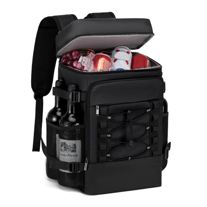 Unisex Insulated Picnic Backpack with Bottle Holders and Front Organizer Pocket Skanto