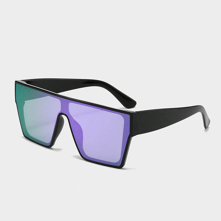 Dame moteriktig solbrille med kantede glass Skanto